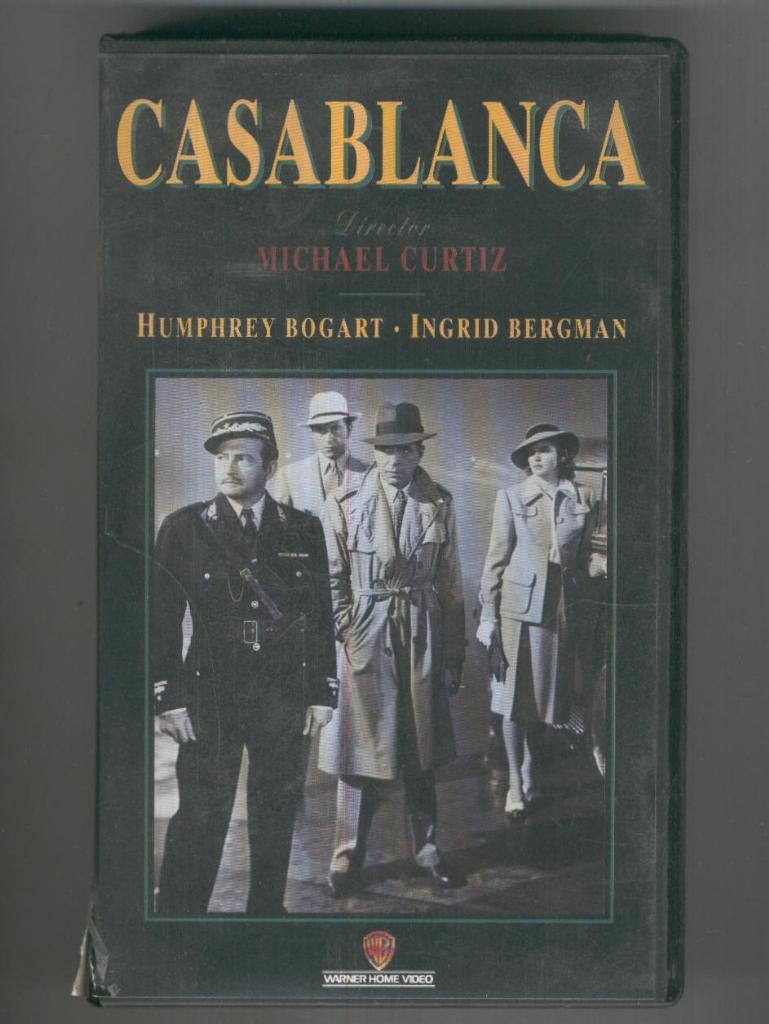 VHS CINE: CASABLANCA - Michael Curtiz