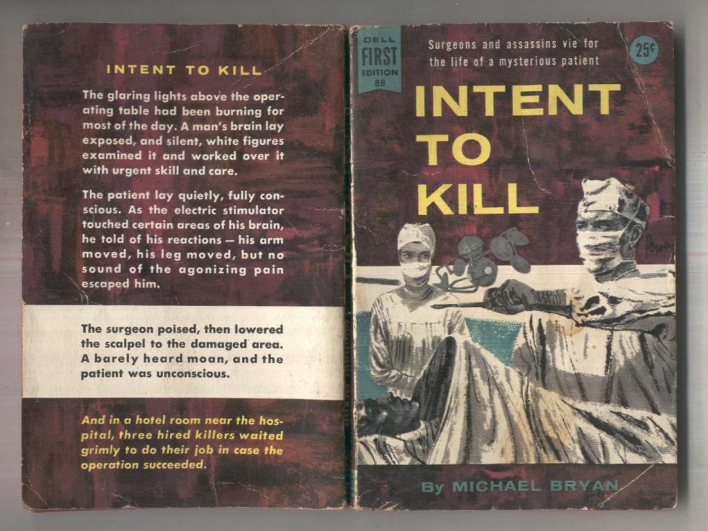 Intent To Kill (huella en interior cubierta de haber apagado a lo bruto un cigarro o algo similar)