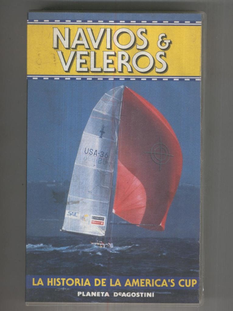 VHS-Documental: NAVIOS Y VELEROS No.14 - La Historia de la America,s Cup (Planeta de Agostini)