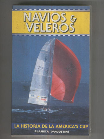 VHS-Documental: NAVIOS Y VELEROS No.14 - La Historia de la America,s Cup (Planeta de Agostini)