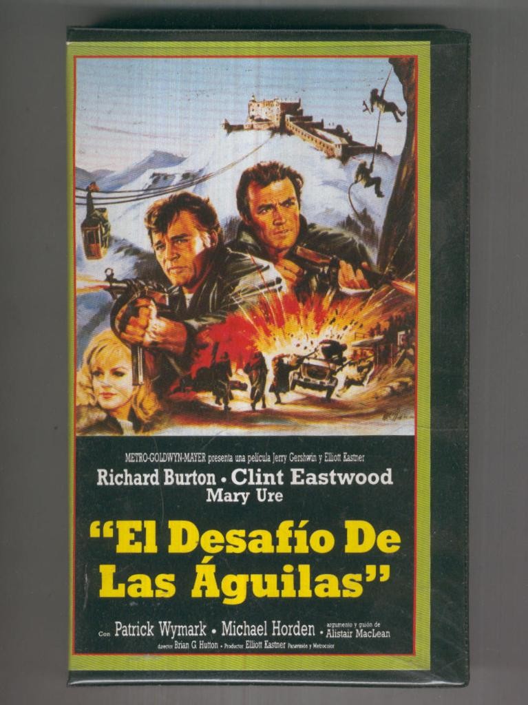 VHS-Cine: EL DESAFIO DE LAS AGUILAS - Brian G Hutton