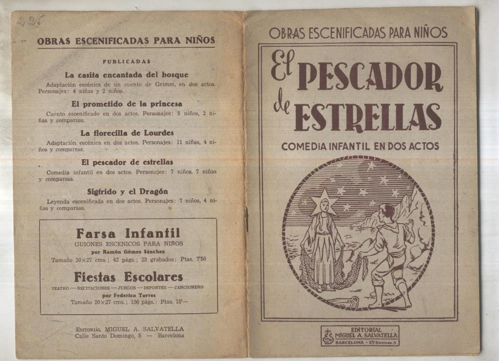 Obras escenificadas para niños: El pescador de estrellas