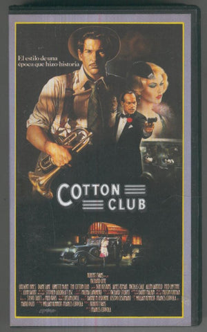 VHS CINE: COTTON CLUB - Francis Ford Coppola