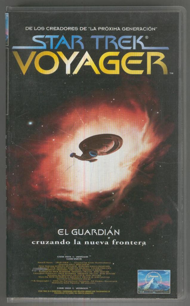 VHS CINE: STAR TREK VOYAGER - EL GUARDIAN. Season 1, Volumen 1