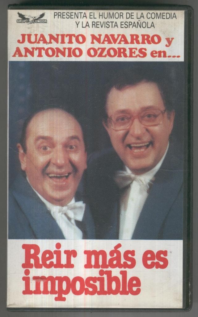 VHS CINE: REIR MAS ES IMPOSIBLE - Juanito Navarro y Antonio Ozores