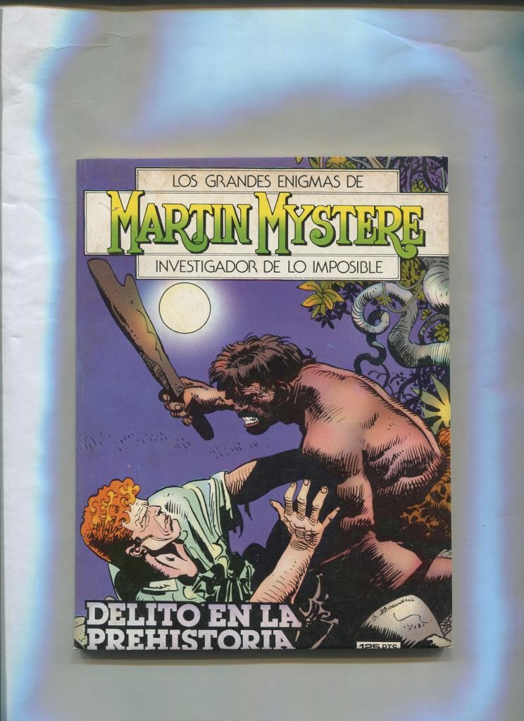 Martin Mystere numero 06: Delito en la prehistoria (numerado 1 interior cubierta)