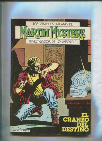 Martin Mystere numero 11: El craneo del destino (numerado 1 interior cubierta)