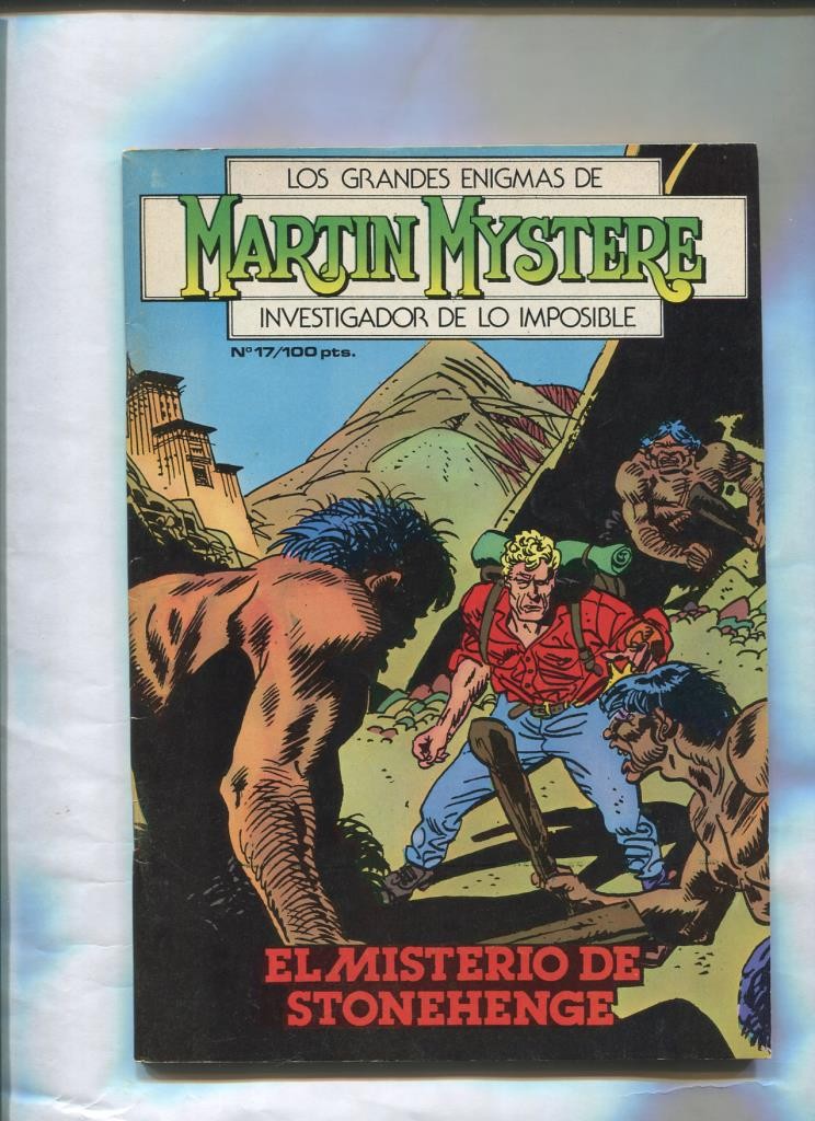 Martin Mystere numero 17: El misterio de Stonehenge (numerado 1 interior cubierta)