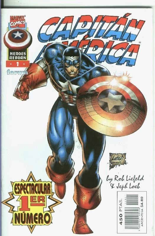 Capitan America Heroes Reborn numero 01: Coraje