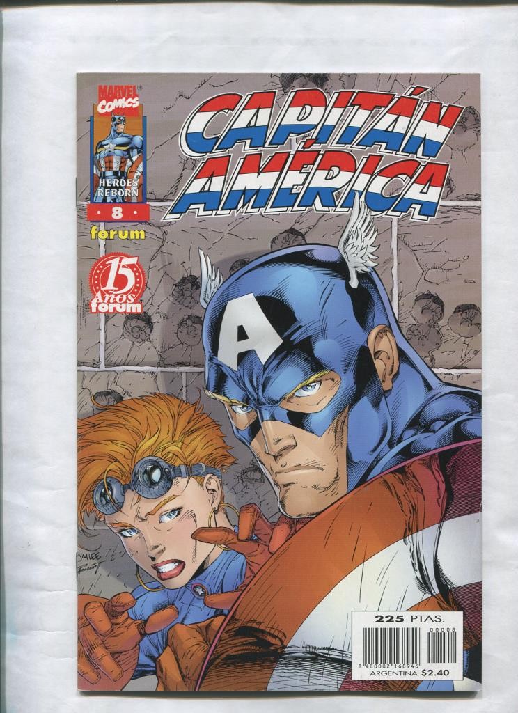 Capitan America Heroes Reborn numero 08: Serpientes & Aguilas