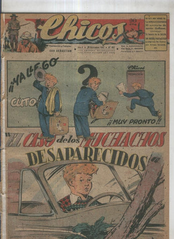 Chicos de Consuelo Gil numero 467 (procede de tomo desencuadernado)