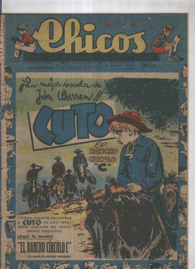Chicos de Consuelo Gil numero 493 (procede de tomo desencuadernado)