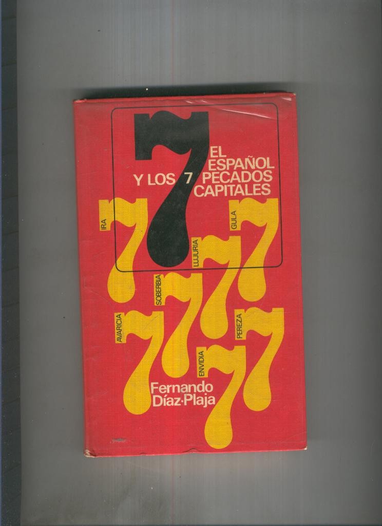 El español y los siete pecados capitales ( edicion 1969 )