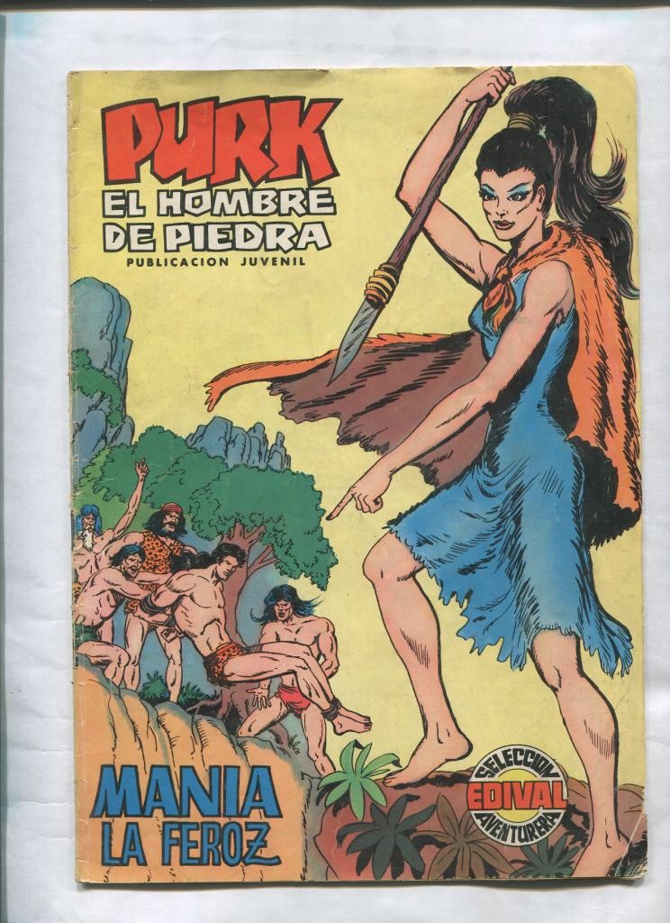 Purk el hombre de piedra color numero 007: Mania la feroz