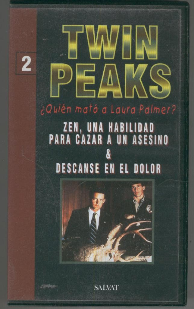 VHS SERIE: TWIN PEAKS No.02 - Zen, una habilidad para cazar al asesino y Descanse en el Dolor (SALVAT)
