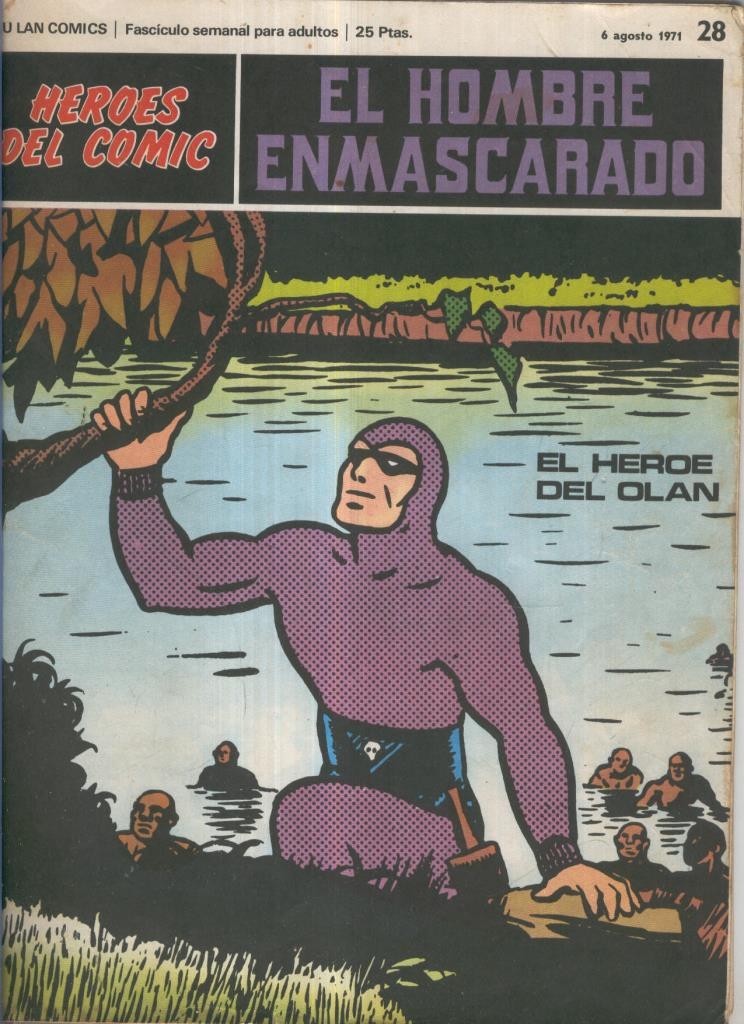 El hombre enmascarado de Burulan numero 28: El heroe del Olan