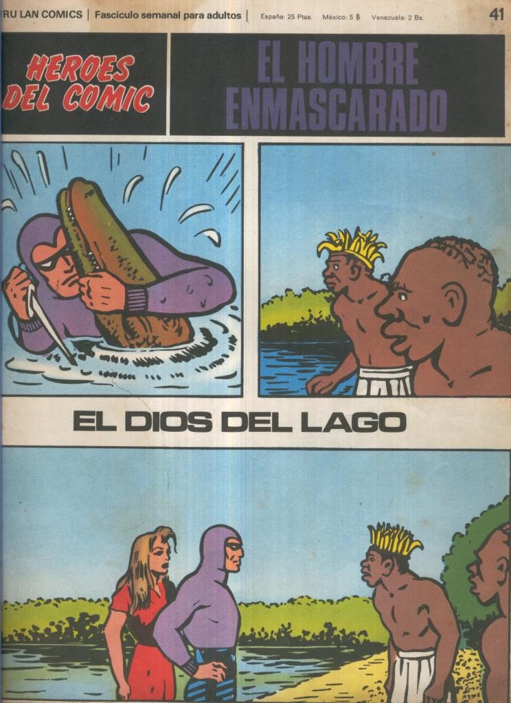 El hombre enmascarado de Burulan numero 41: el dios del lago