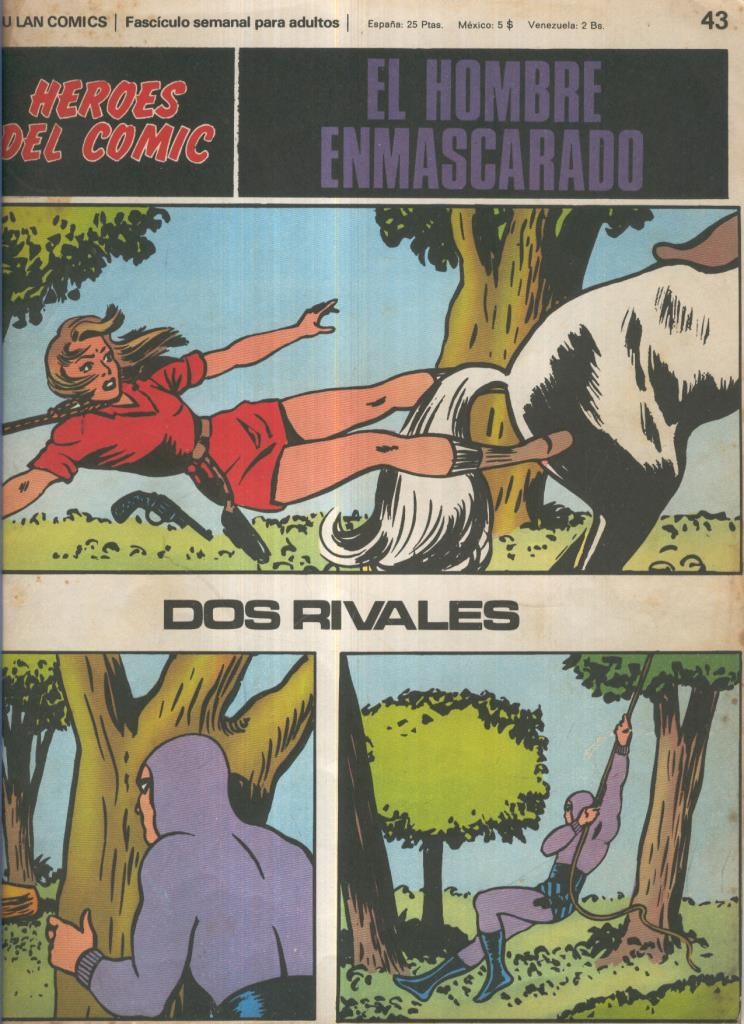 El hombre enmascarado de Burulan numero 43: dos rivales