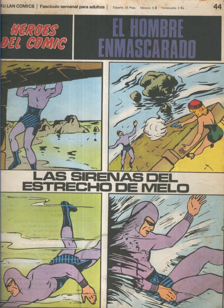 El hombre enmascarado de Burulan numero 44: Las sirenas del estrecho de Melo