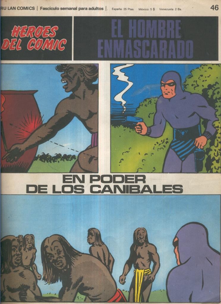 El hombre enmascarado de Burulan numero 46: En poder de los canibales