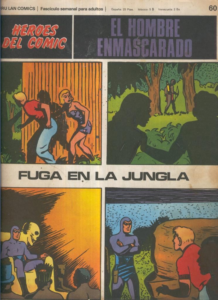 El hombre enmascarado de Burulan numero 60: Fuga en la jungla