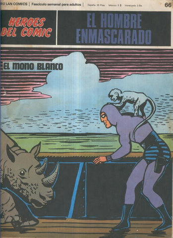 El hombre enmascarado de Burulan numero 66: El mono blanco