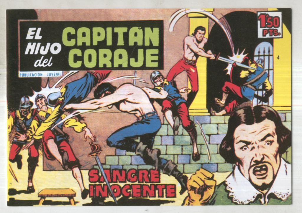Facsimil: El Hijo del Capitan Coraje numero 04: Sangre inocente
