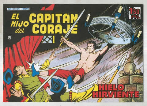 Facsimil: El Hijo del Capitan Coraje numero 12: Hielo hirviente