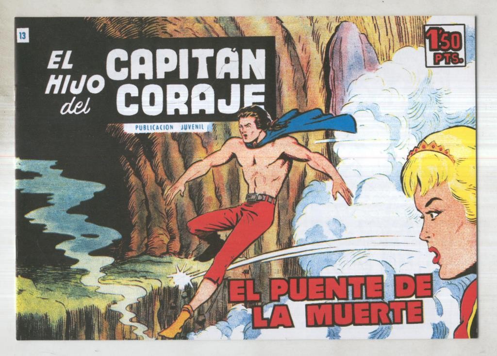 Facsimil: El Hijo del Capitan Coraje numero 13: El puente de la muerte