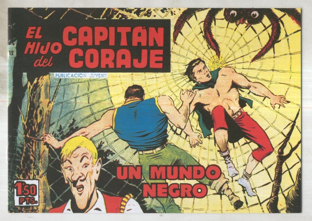 Facsimil: El Hijo del Capitan Coraje numero 15: Un mundo negro