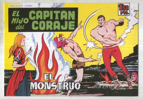 Facsimil: El Hijo del Capitan Coraje numero 21: El monstruo