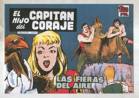 Facsimil: El Hijo del Capitan Coraje numero 23: Las fieras del aire