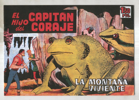 Facsimil: El Hijo del Capitan Coraje numero 24: La montaña viviente