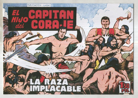 Facsimil: El Hijo del Capitan Coraje numero 26: La raza implacable