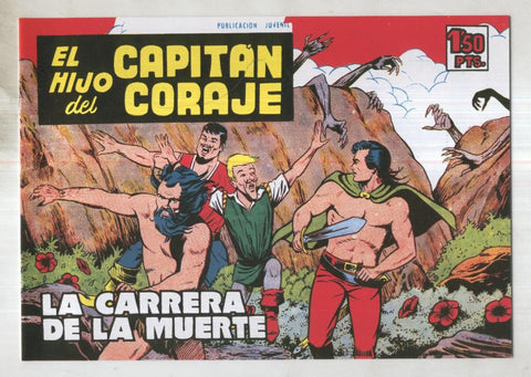 Facsimil: El Hijo del Capitan Coraje numero 30: La carrera de la muerte