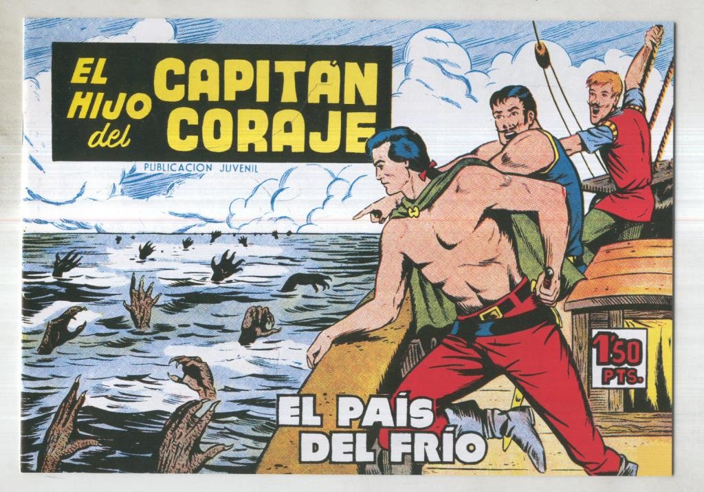 Facsimil: El Hijo del Capitan Coraje numero 34: El pais del frio