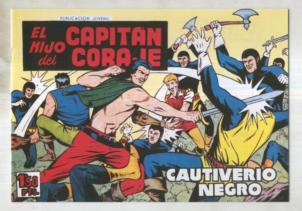 Facsimil: El Hijo del Capitan Coraje numero 35: Cautiverio negro