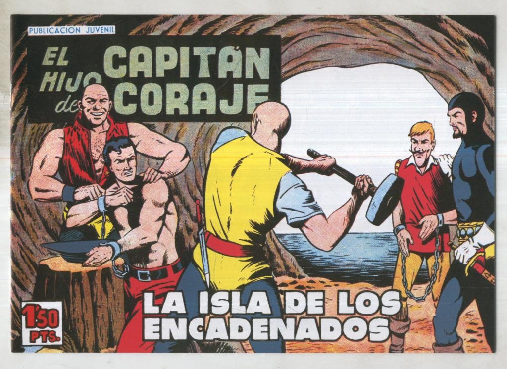 Facsimil: El Hijo del Capitan Coraje numero 36: La isla de los encadenados