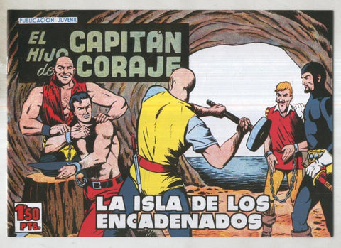 Facsimil: El Hijo del Capitan Coraje numero 36: La isla de los encadenados