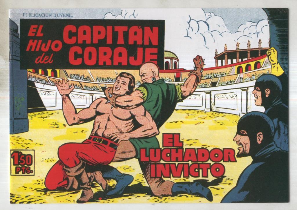 Facsimil: El Hijo del Capitan Coraje numero 37: El luchador invicto
