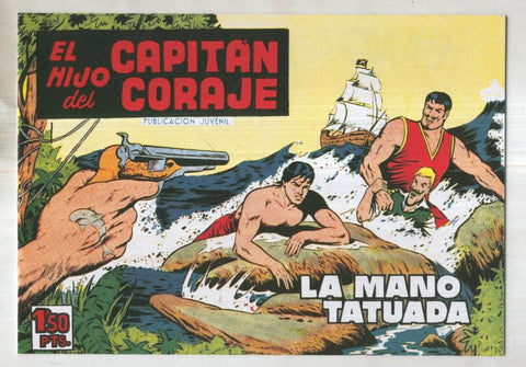 Facsimil: El Hijo del Capitan Coraje numero 40: La mano tatuada