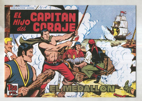 Facsimil: El Hijo del Capitan Coraje numero 41: El medallon