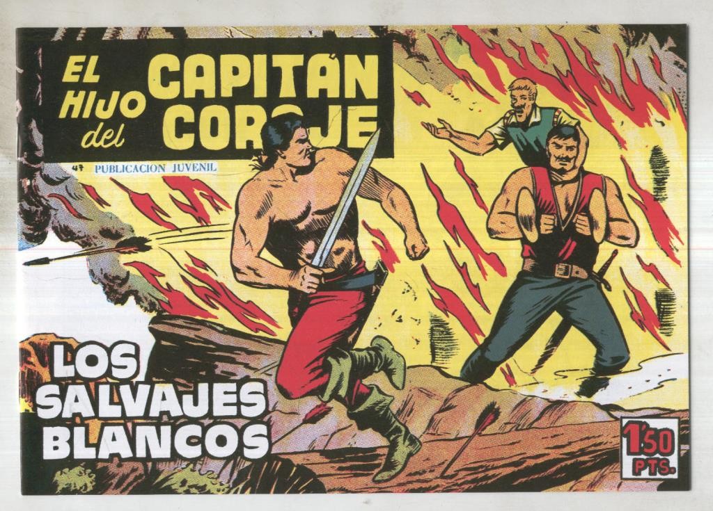 Facsimil: El Hijo del Capitan Coraje numero 47: Los salvajes blancos