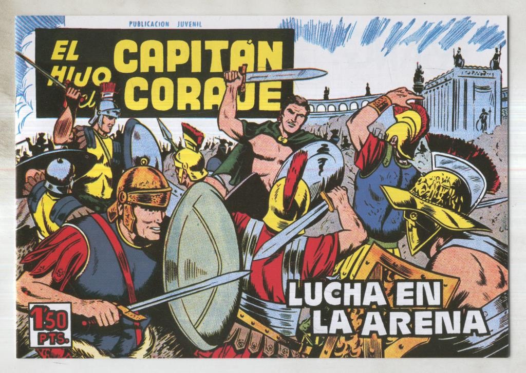Facsimil: El Hijo del Capitan Coraje numero 48: Lucha en la arena