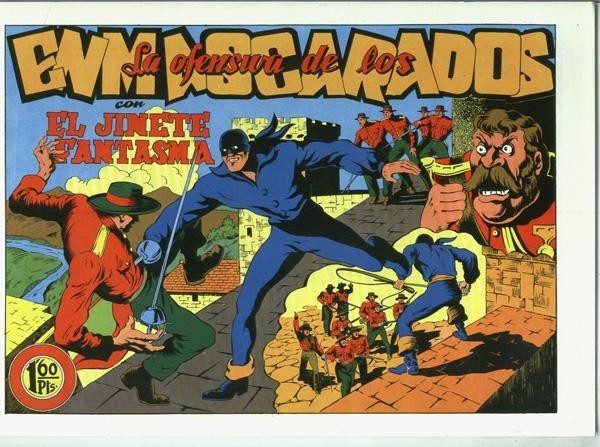 Facsimil: El Jinete Fantasma numero 021: La ofensiva de los enmascarados