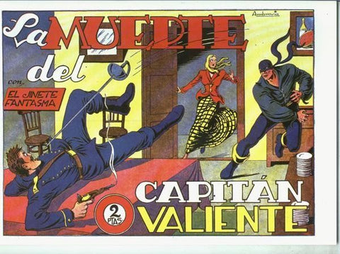 Facsimil: El Jinete Fantasma numero 052: la muerte del capitan valiente