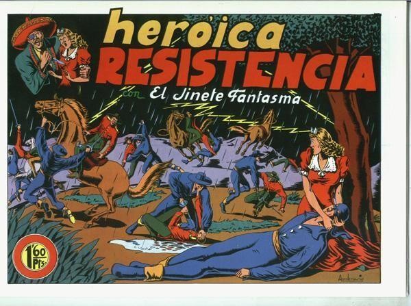 Facsimil: El Jinete Fantasma numero 013: Heroica resistencia