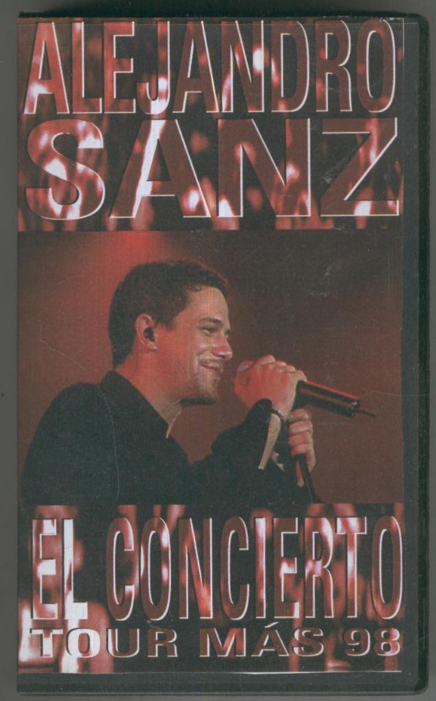 VHS Musica: ALEJANDRO SANZ - El Concierto Vol.2, Tour Mas 1998