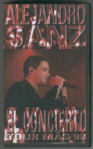 VHS Musica: ALEJANDRO SANZ - El Concierto Vol.2, Tour Mas 1998