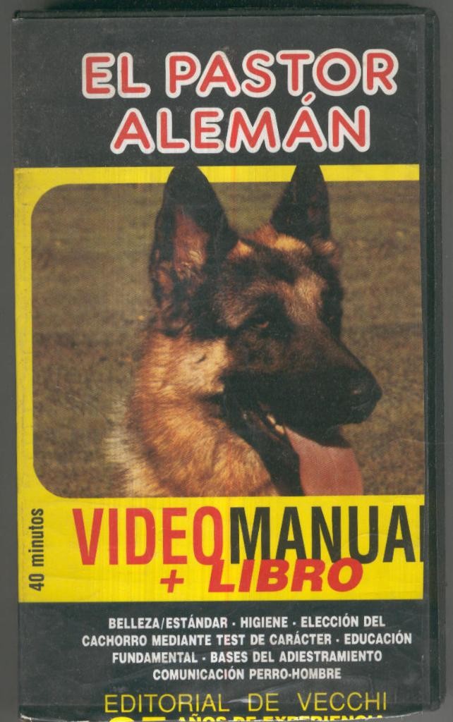 VHS Documental: EL PASTOR ALEMAN - Video Manual